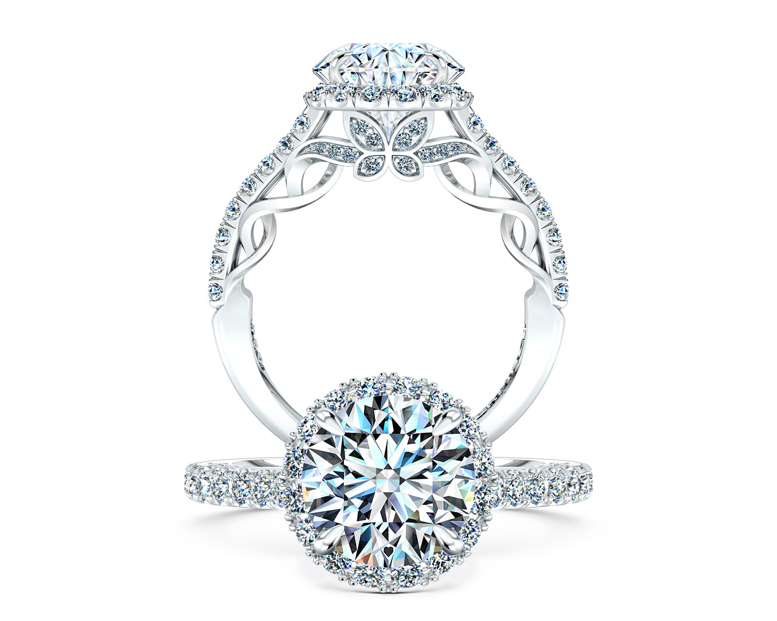 Juliette Halo Engagement Ring