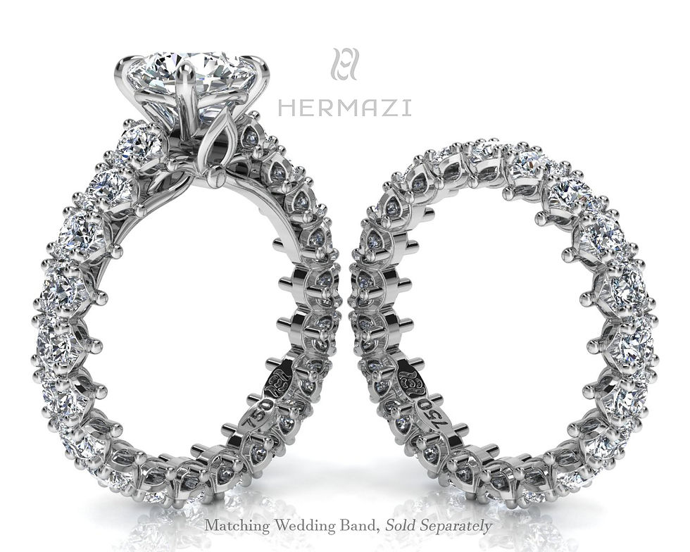 Thumbnail: Hermazi® 'Serene' Eternity Ring