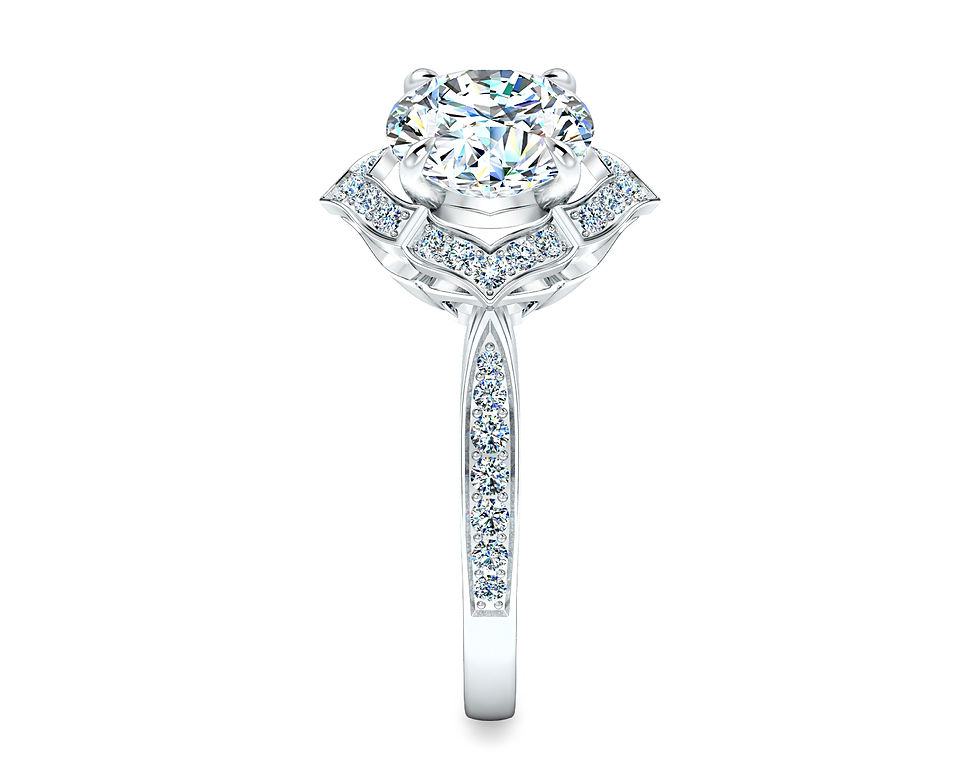 Thumbnail: Rose Radiance Engagement Ring