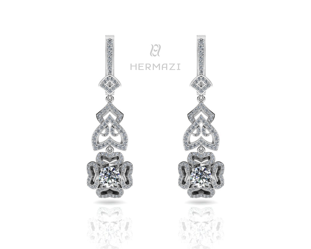Hermazi® 'Bleeding Heart' Earring