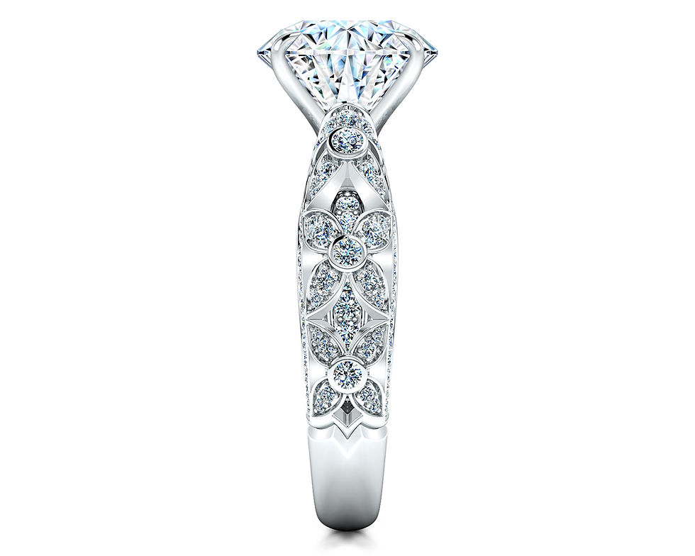 Thumbnail: Wildflower Engagement Ring
