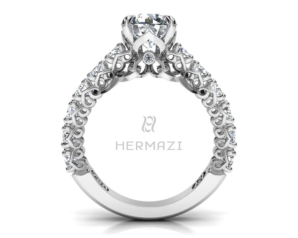 Thumbnail: Hermazi® 'Unconditional' Three-Quarter Way Ring