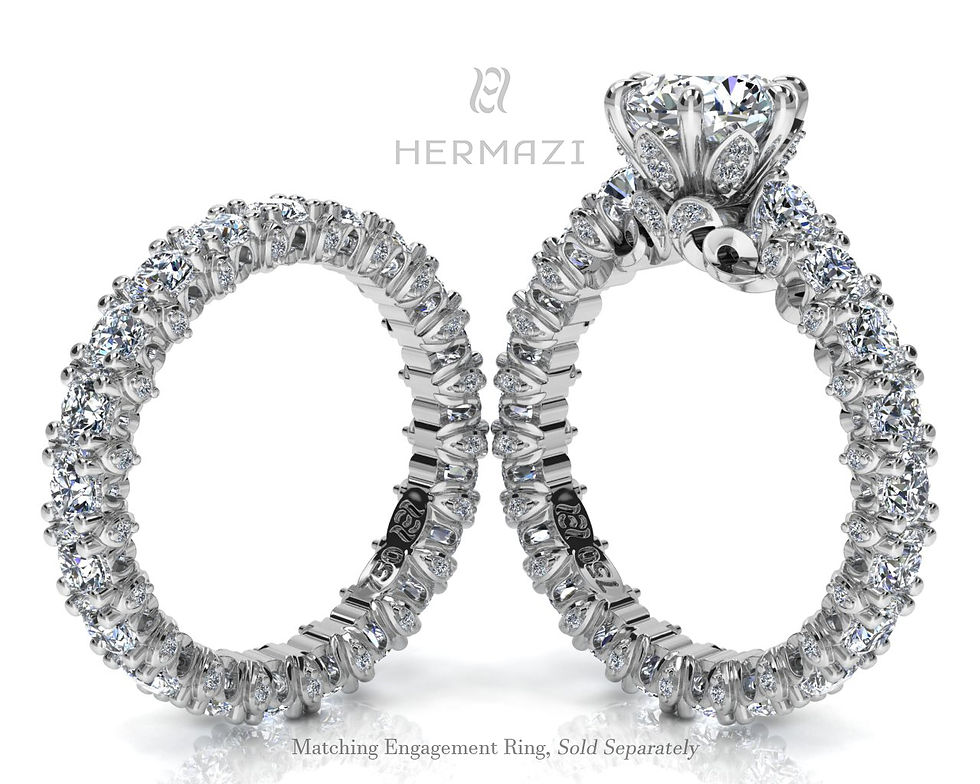 Thumbnail: Hermazi® 'Stunning' Eternity Diamond Band