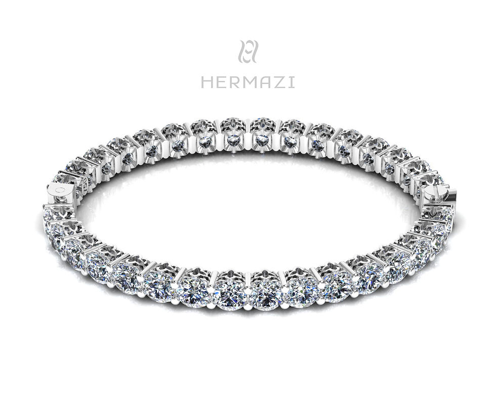 Thumbnail: Hermazi® 'Stardust' Diamond Bracelet