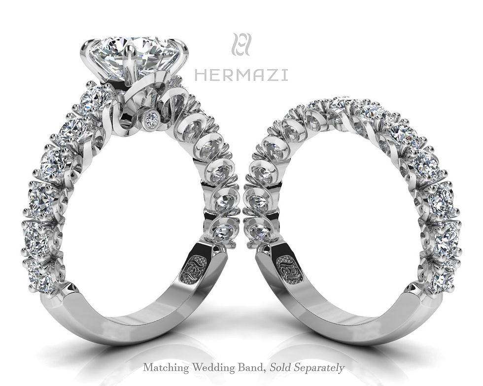Thumbnail: Hermazi® 'Elegance' Three-Quarter Way Ring