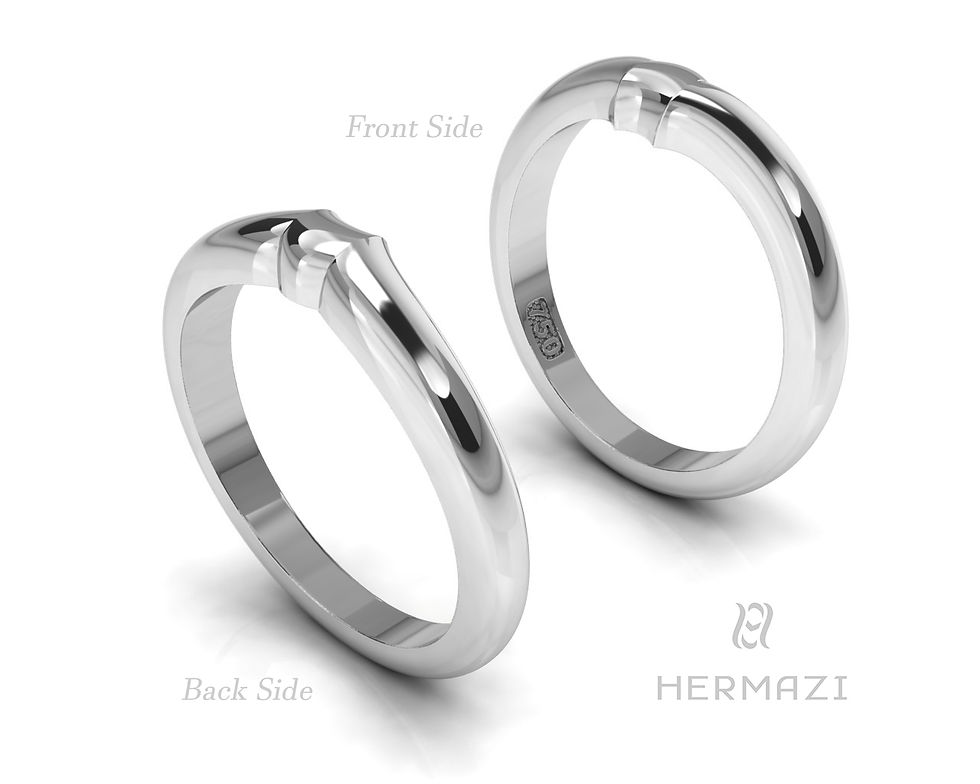 Thumbnail: Hermazi® Classic Contour                 Wedding Band