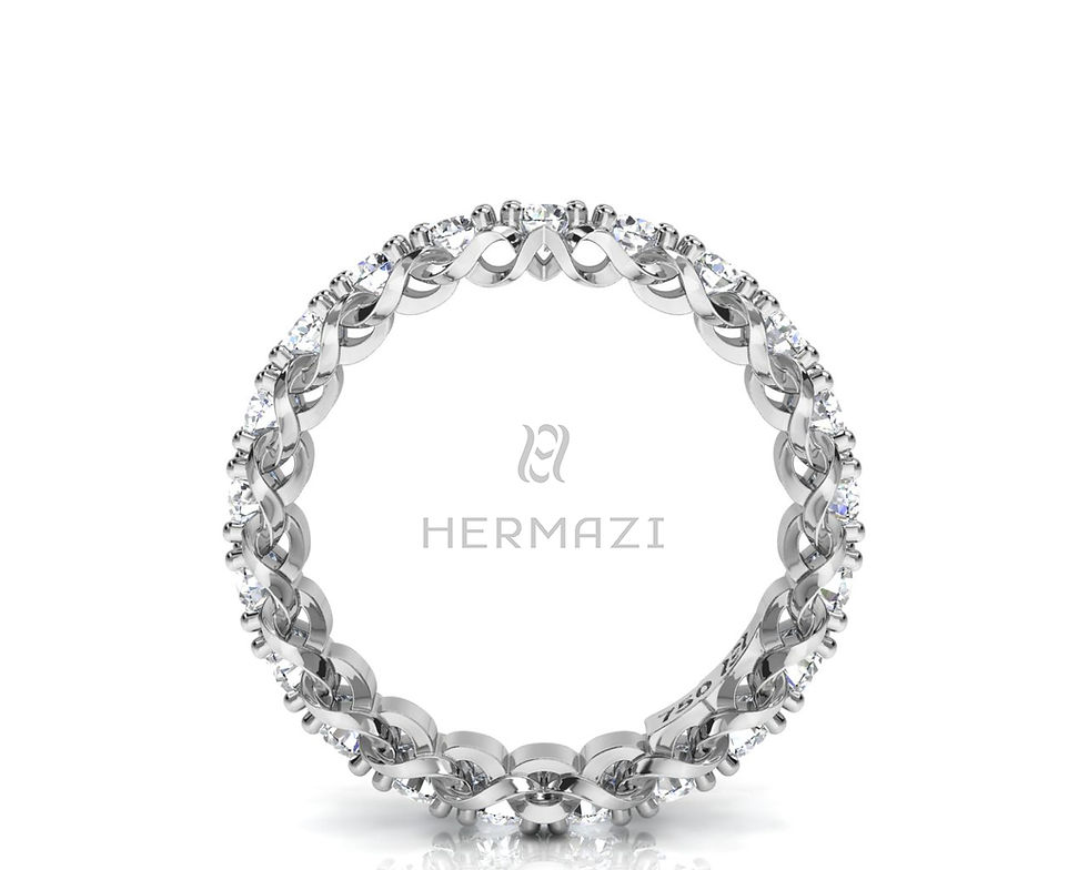 Thumbnail: Hermazi® 'Infinite' Eternity Diamond Band