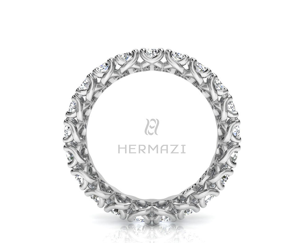 Thumbnail: Hermazi® 'Embrace' Eternity Diamond Band