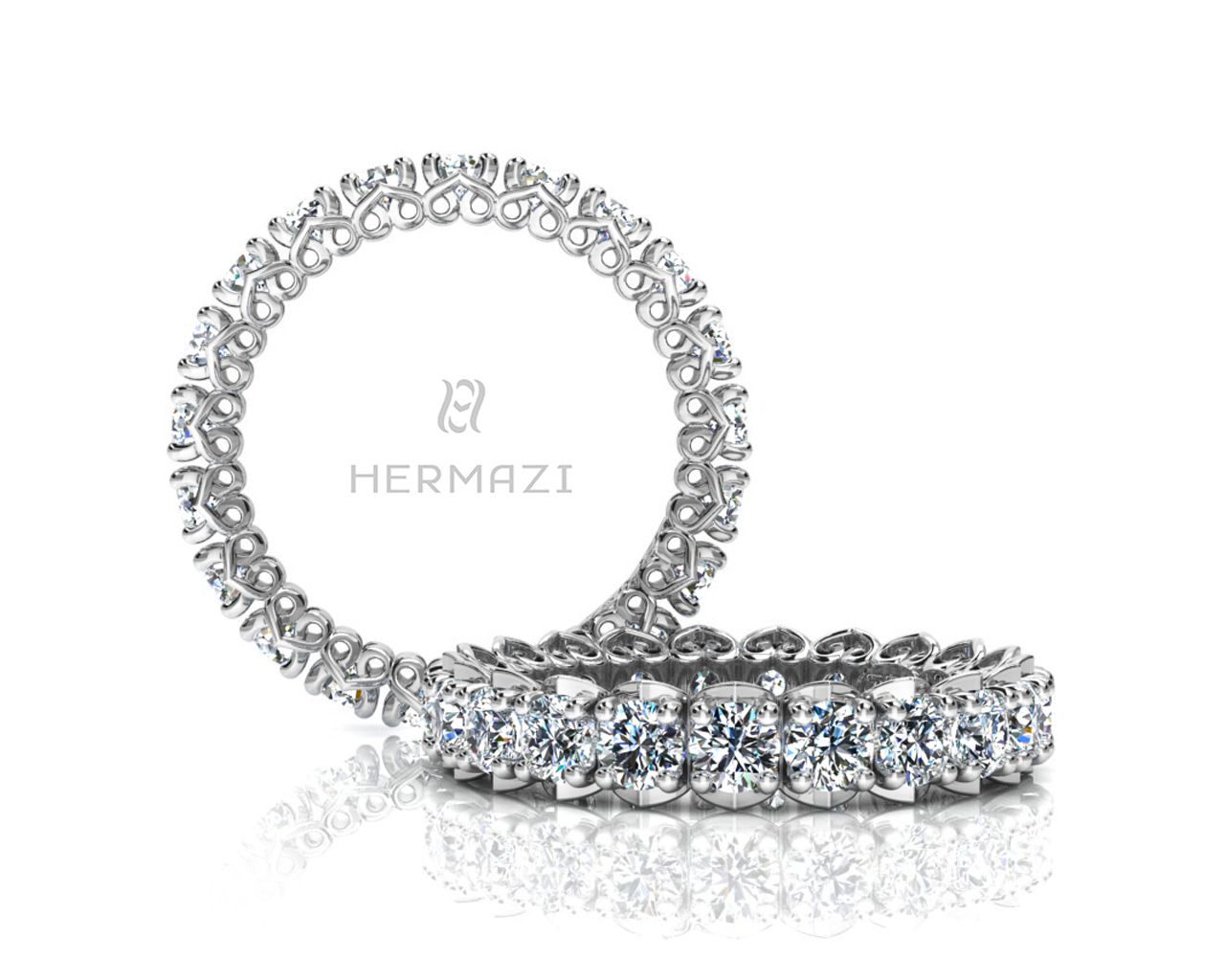 Hermazi® 'Unconditional' Eternity Diamond Band