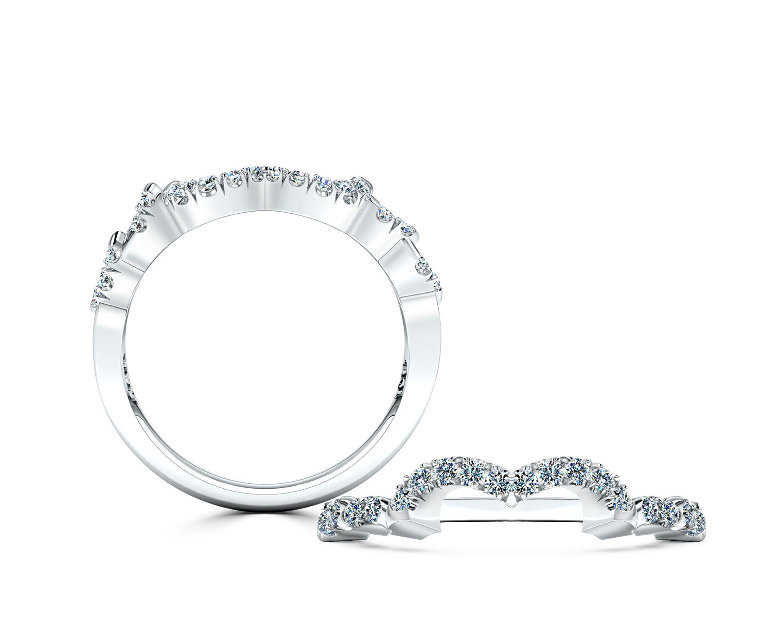 Pirouette Wedding Band