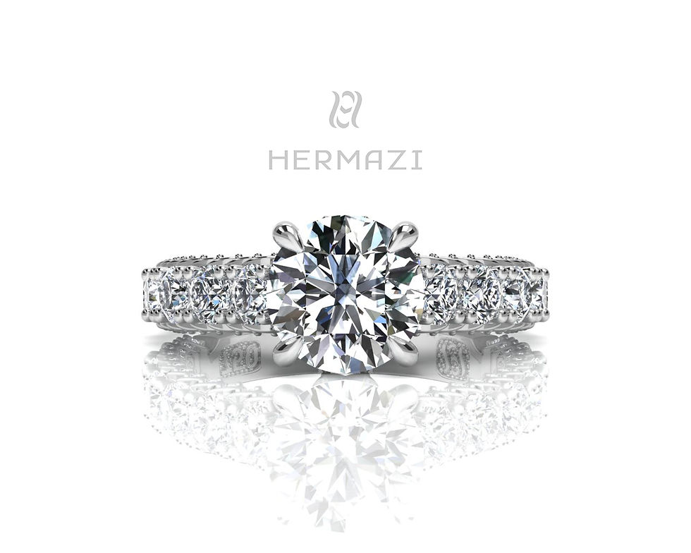 Thumbnail: Hermazi® 'Everlasting' Three-Quarter Way Ring