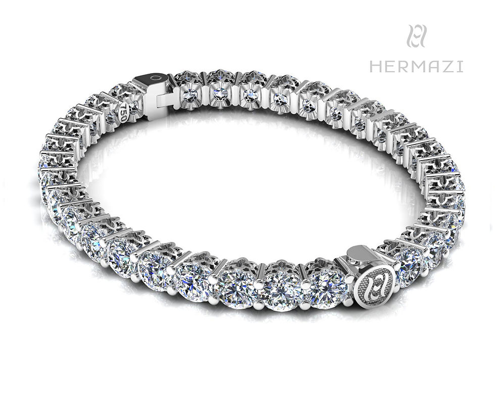 Thumbnail: Hermazi® 'Stardust' Diamond Bracelet