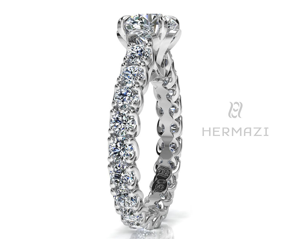 Thumbnail: Hermazi® 'Embrace' Eternity Ring