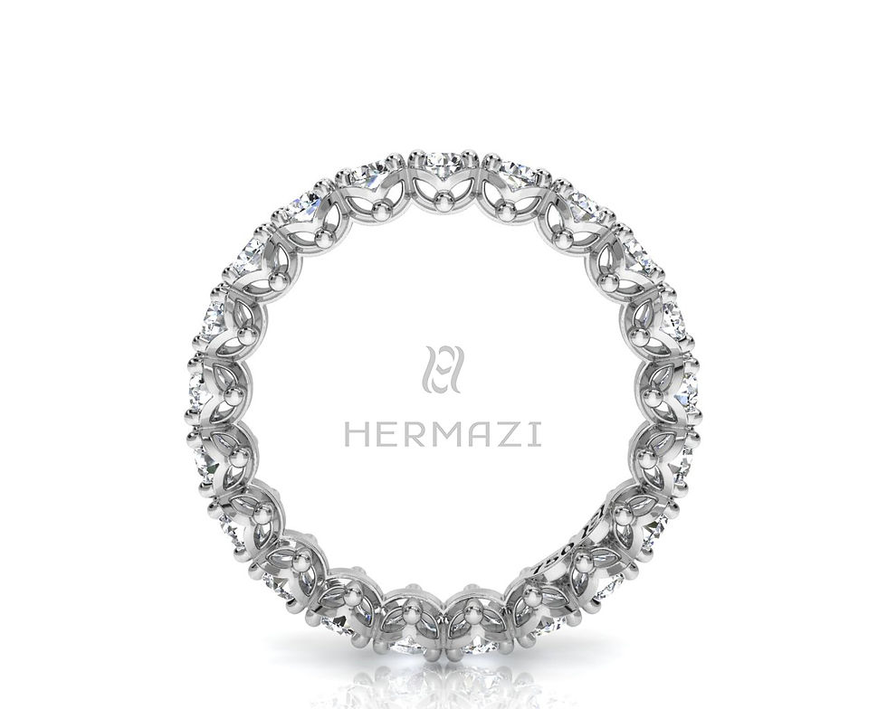 Thumbnail: Hermazi® 'Serene' Eternity Diamond Band