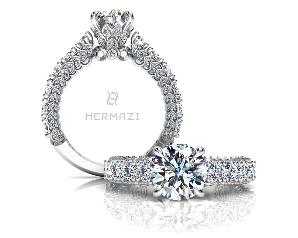 Thumbnail: Hermazi® 'Everlasting' Three-Quarter Way Ring