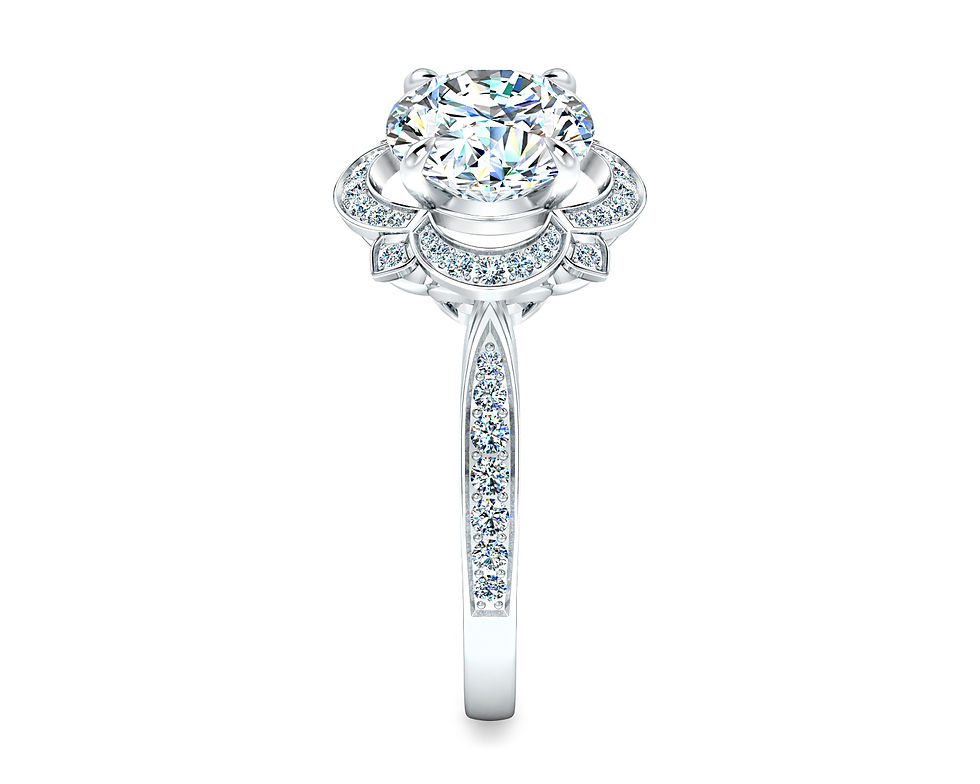 Thumbnail: Bluebell Bliss Engagement Ring