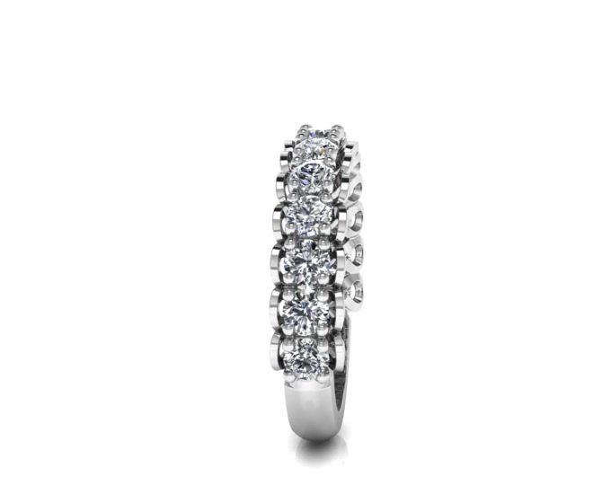 Thumbnail: Hermazi® 'Infatuate' Three-Quarter Way Diamond Band
