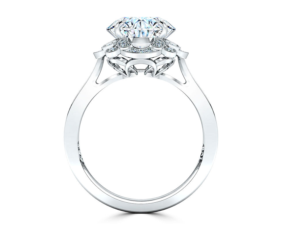 Thumbnail: Tulip Touch Engagement Ring
