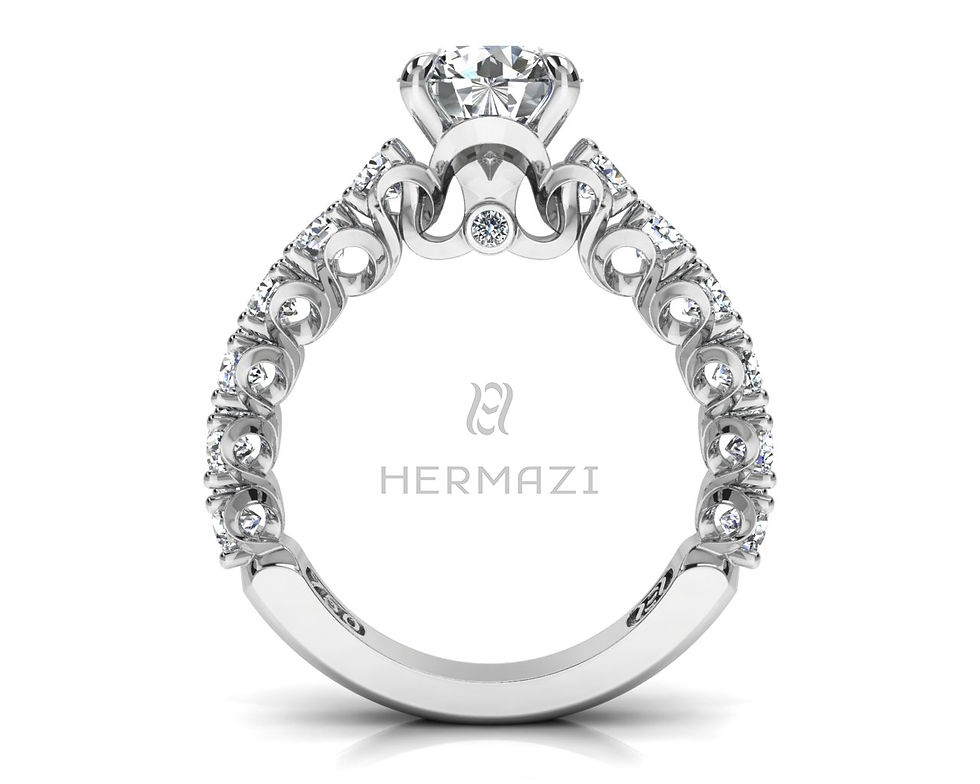 Thumbnail: Hermazi® 'Elegance' Three-Quarter Way Ring