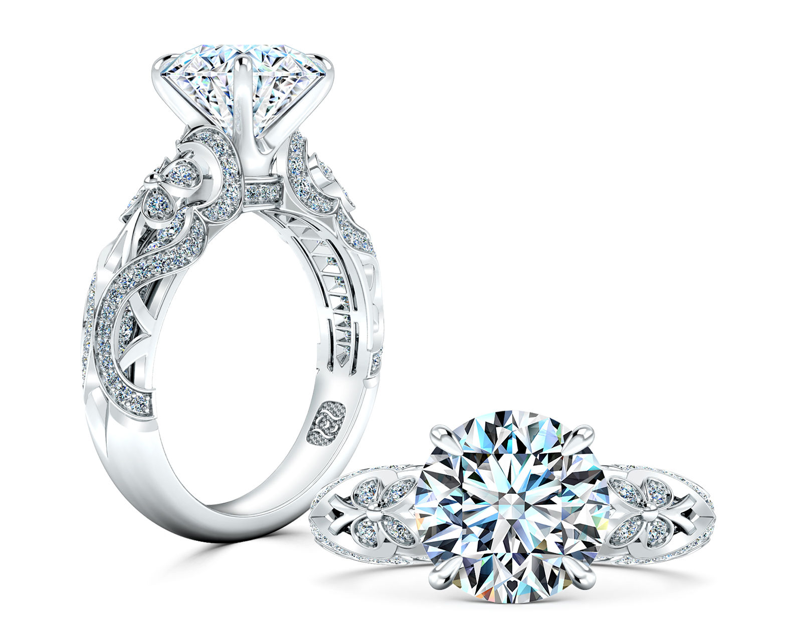 Lavender Engagement Ring
