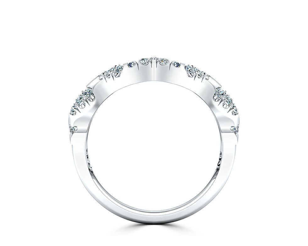 Thumbnail: Glissade Wedding Band