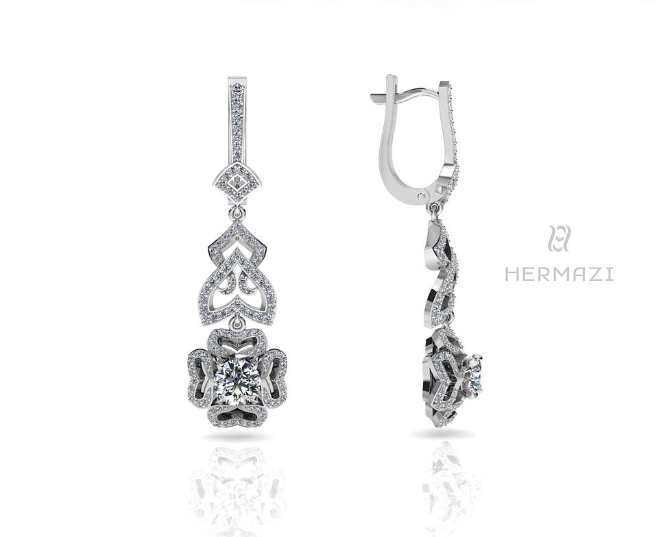 Thumbnail: Hermazi® 'Bleeding Heart' Earring