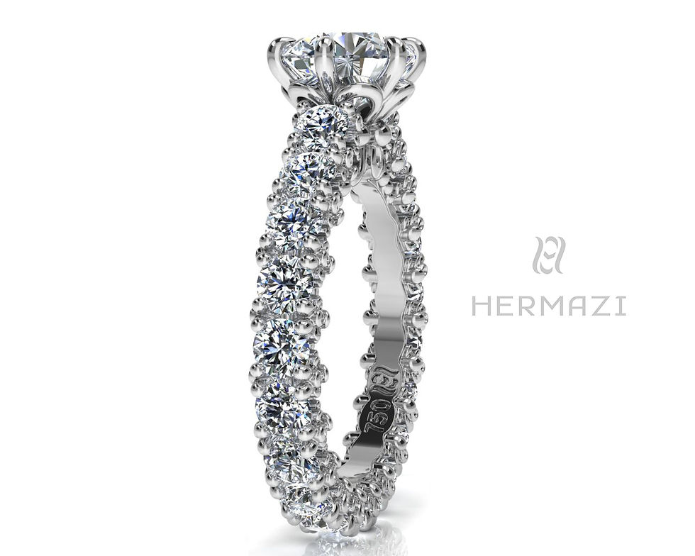 Thumbnail: Hermazi® 'Delightful' Eternity Ring