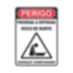 Placa padrão retirada da portaria que regulamenta a NR-33.