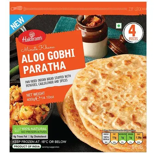 Haldiram's Aloo Gobhi Paratha 400g