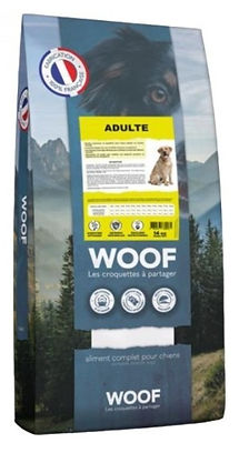 sac de croquettes pour chiens "Woof Adulte"