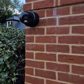 Wall mounted CCTV camera