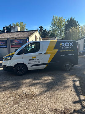 Rox van outside a commercial unit