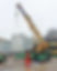 Large crane lifting a container