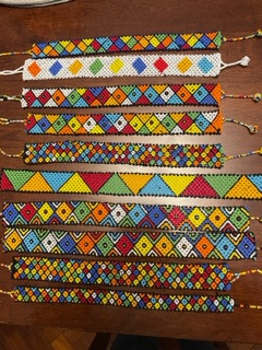 Selection of African bracelets