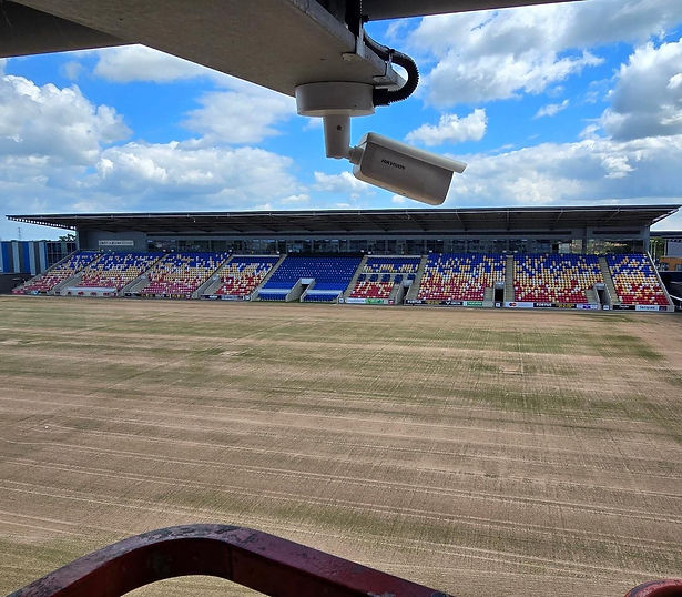 CCTV camera at York community stadium