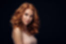 Woman with red hair