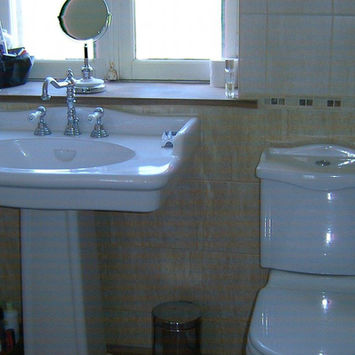 Newly decorated bathroom