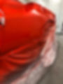 Ferrari with fresh paint