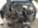 Car with much of its front end removed