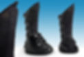Soft foot casts in black