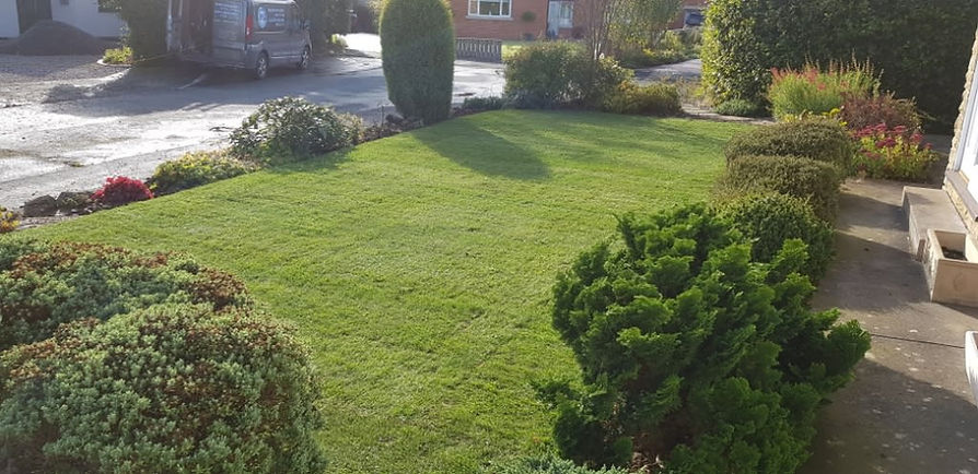 Well kept garden in the Hartlepool area