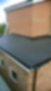 Flat roof on a house extension