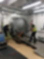Large piece of machinery being moved