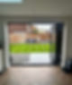 Open bi-folding doors