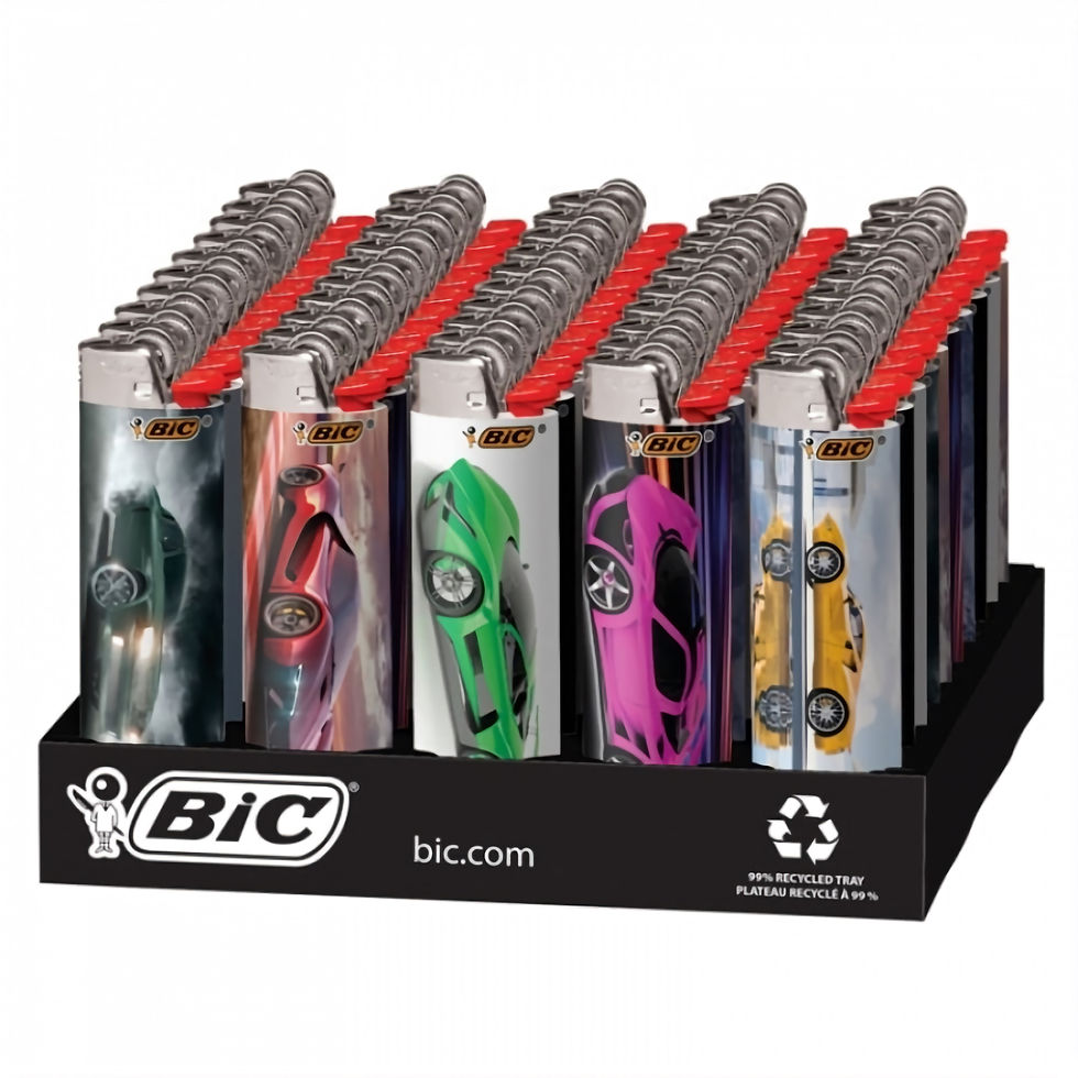 Bic Large Disposable Gas Lighter Super Car