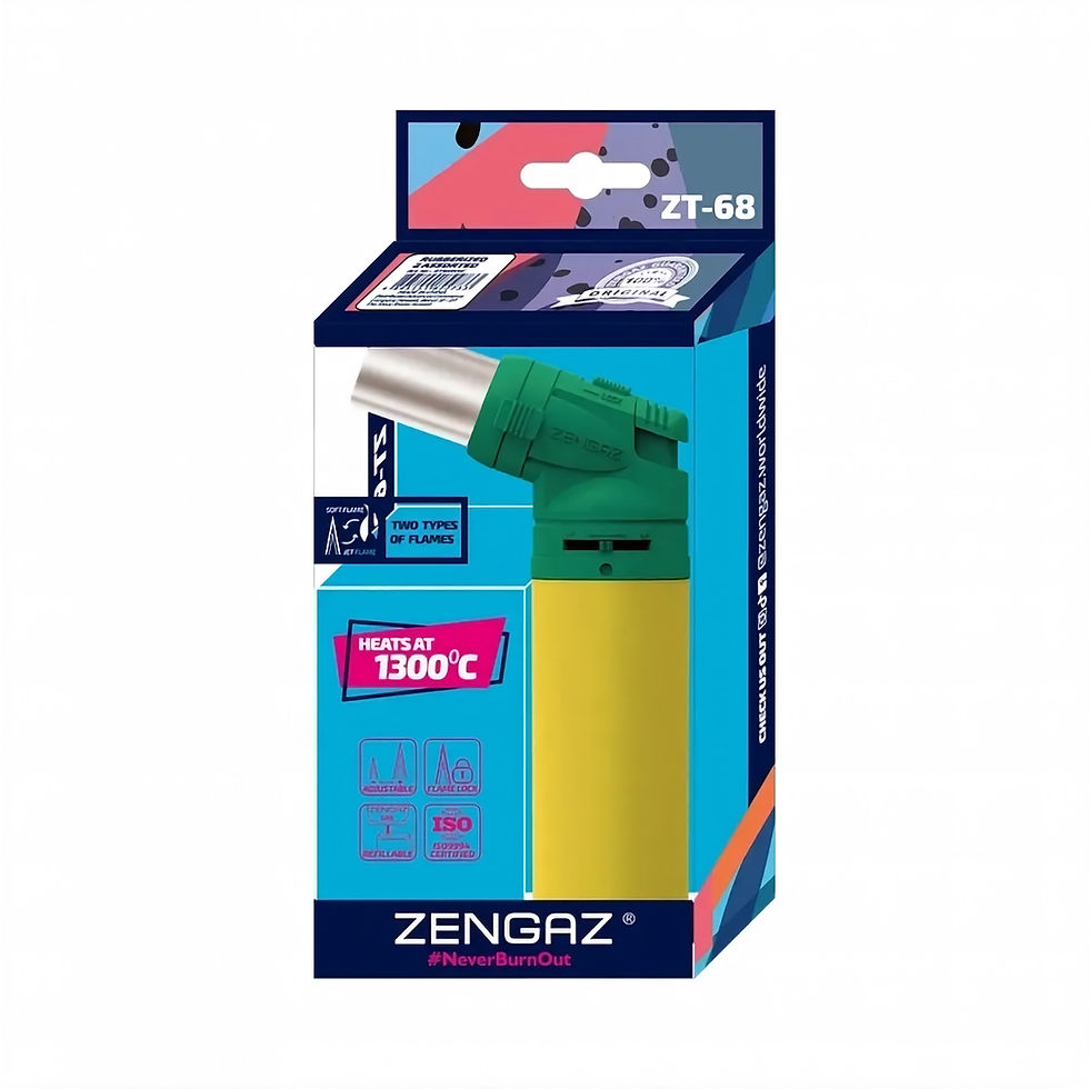 Zengaz ZT68 Dual Flame Burner Jet Lighter Rasta