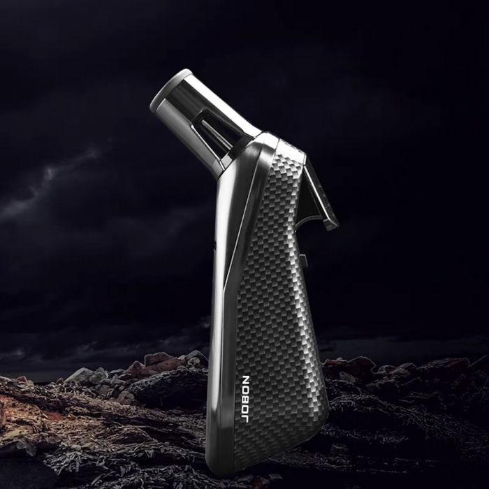 Jobon Torch Cigar Butane Blue Flame Lighter Black