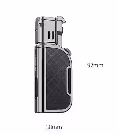 Honest Metal Jet And Soft Dual Flame Flint Lighter