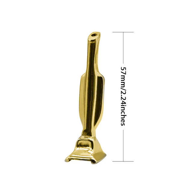 Hoover Snorter Nasal Sniffer Snuffer Tooter Gold