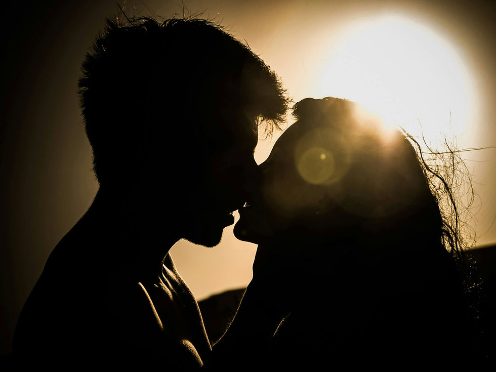 A couple embracing passionately in erotic sex stories